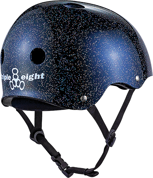 Triple Eight Certified Deep Cover Helmet Xs/S Matte Black