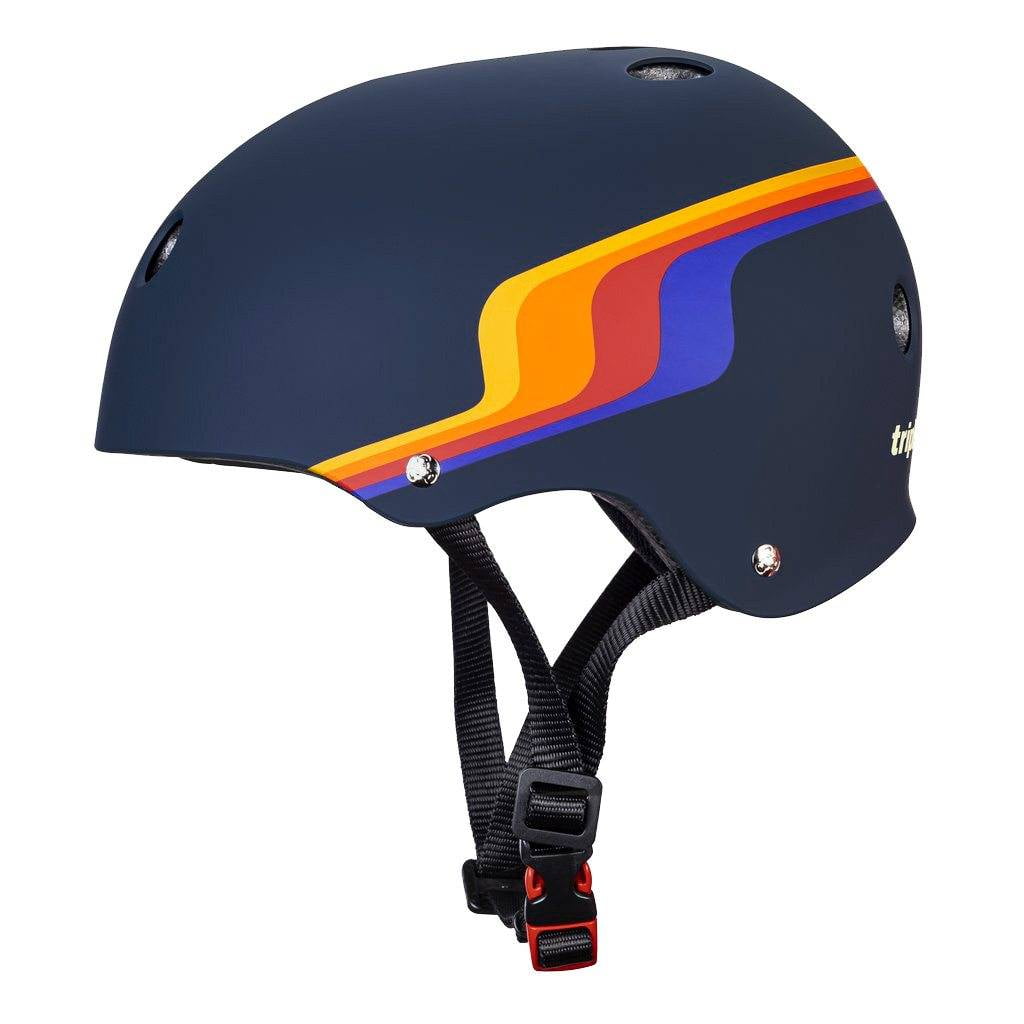 Triple Eight Roller Skating Combo Set - Pads & Helmet (Pacific Beach) (Helmet Size XS/S, Pads Size JR)