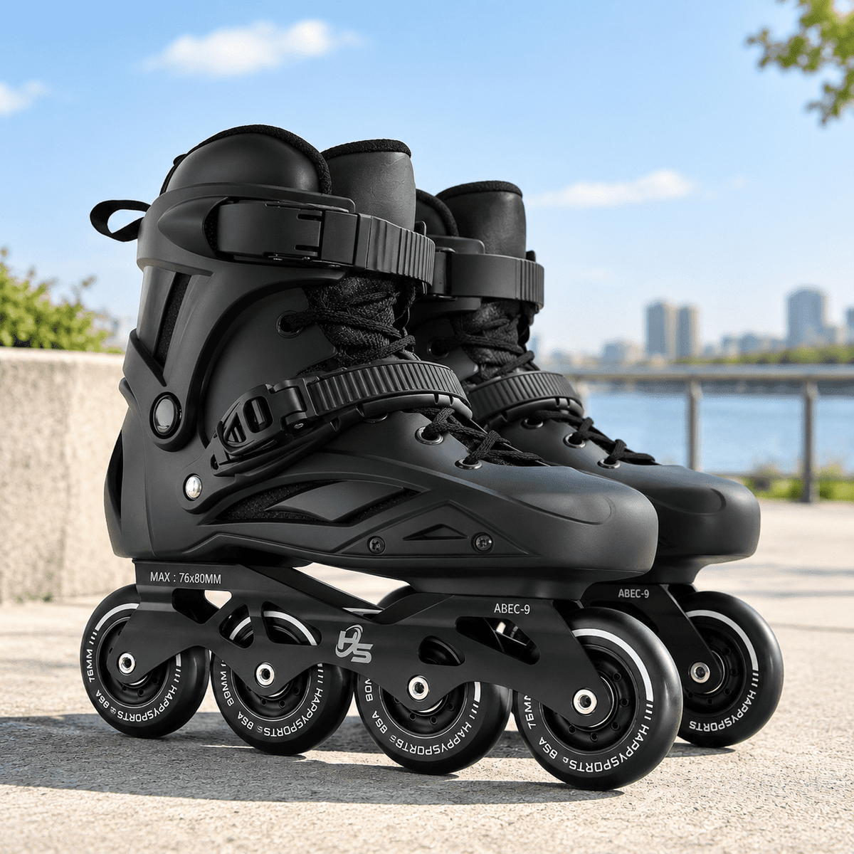 Unisex Inline Skates, Men3.5-4/Women4.5-5, Performance Fitness Roller Skates