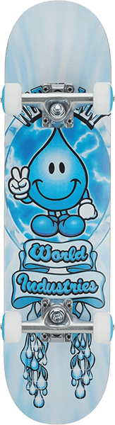World Industries Wet Willy Icon Complete Skateboard 7.25 Original