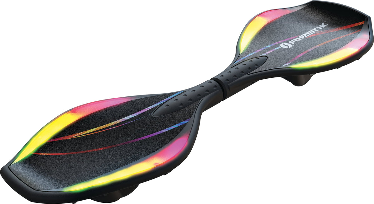 Razor Black Label Ripstik Ripster Light-up, Caster Skateboard with Multi-Color Lights, for Child 8+