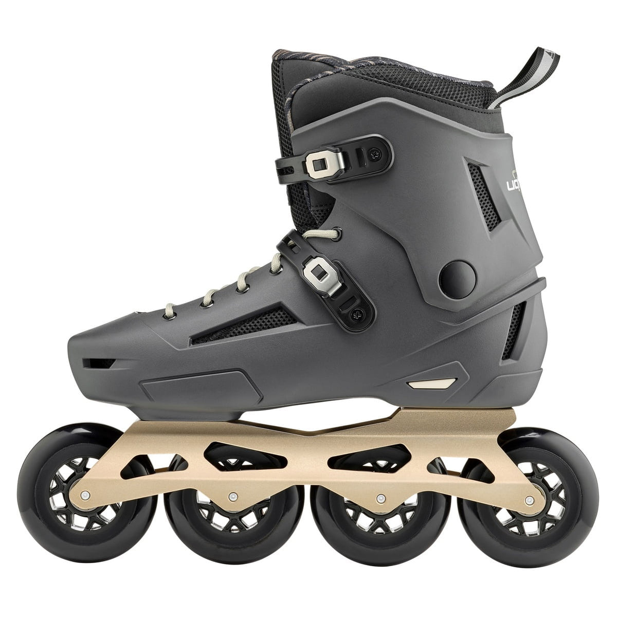 ROLLERBLADE Adult Unisex Lightning 90 Anthracite/Taupe Performance Skates, Size: 12