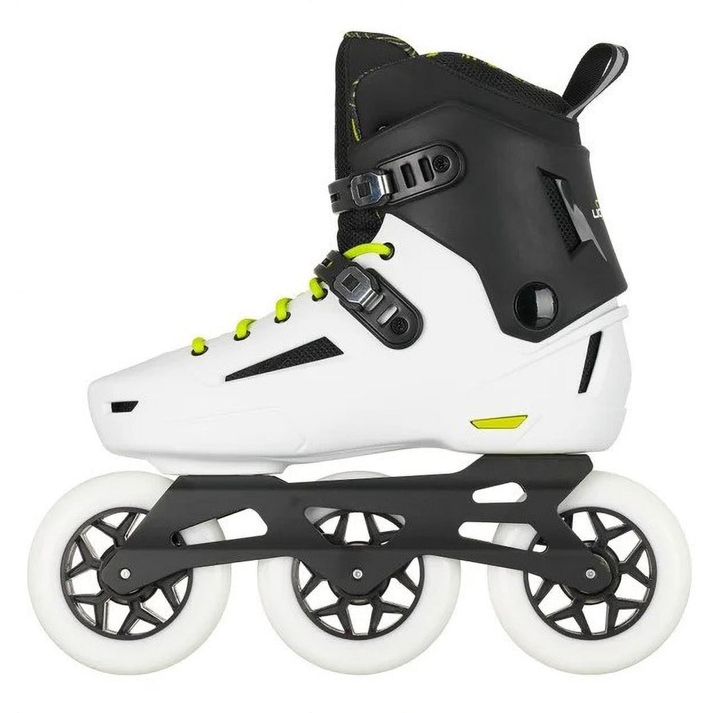 ROLLERBLADE Adult Unisex Lightning 110 White/Black Inline Skates, Size: 8