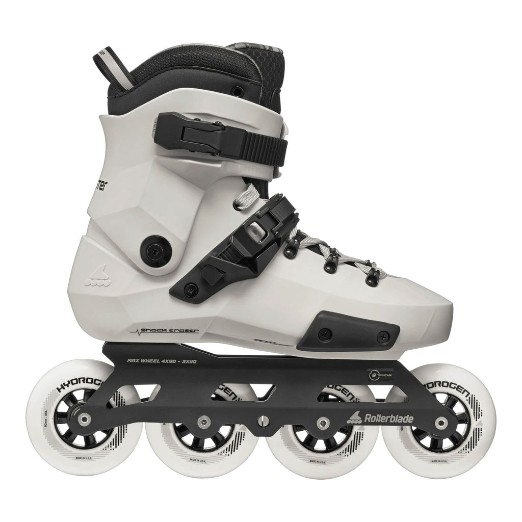 ROLLERBLADE Men's Twister 90R White Smoke/Black Inline Skates, Size: 11/11.5