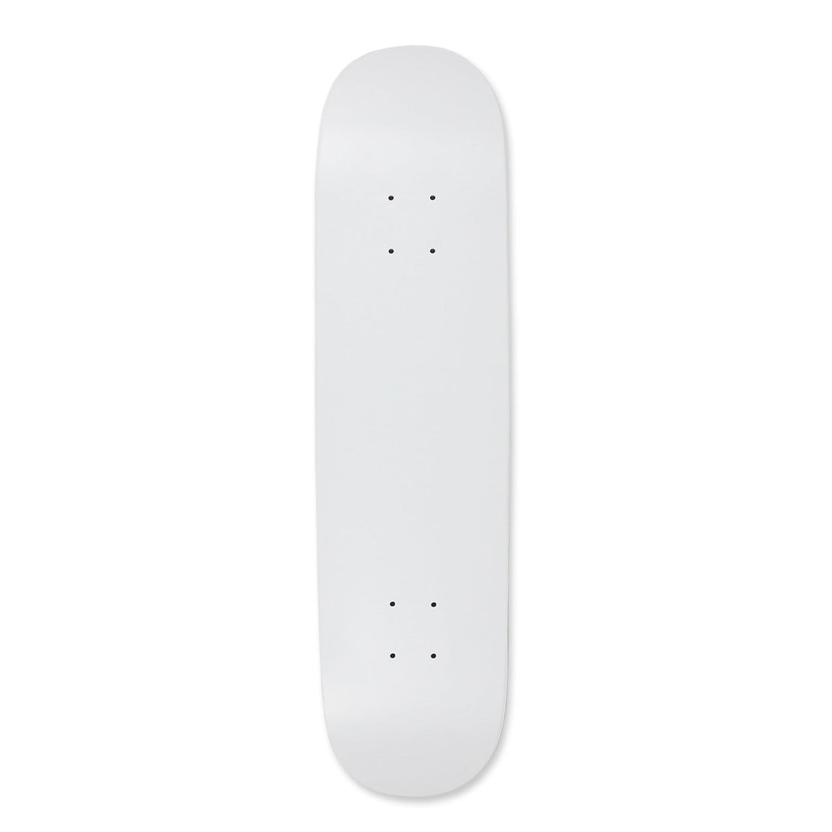 Moose Complete Skateboard Dipped White 7.5" Silver/White Assembled