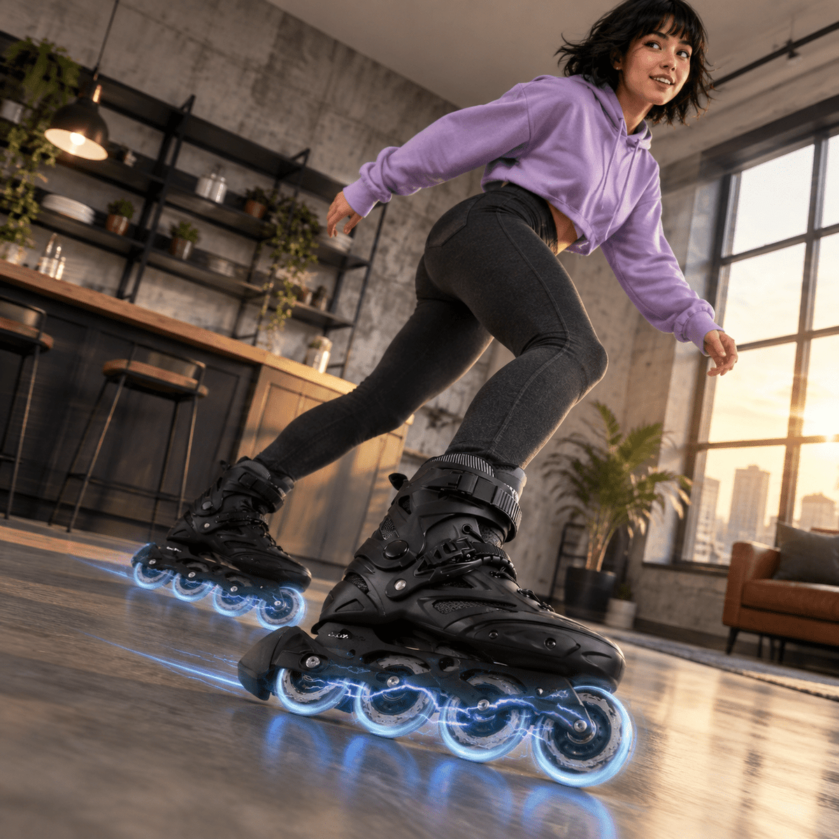 Inline Skates For Women Men Outdoor Street Roller Adult Male Female Professional Fitness Unisex