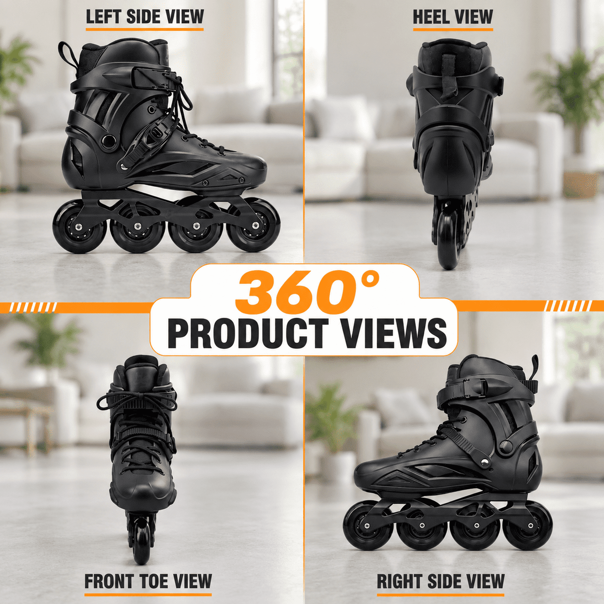 Unbranded Inline Skates Men3.5-4/Women4.5-5 Performance Roller Fitness