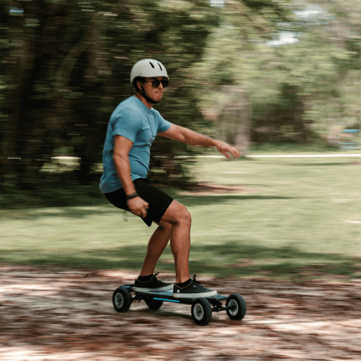 MAXFIND FF Belt Electric Skateboard for Adults, 25 Mile Electric Longboard with Remote, Fast Swap Battery, Black