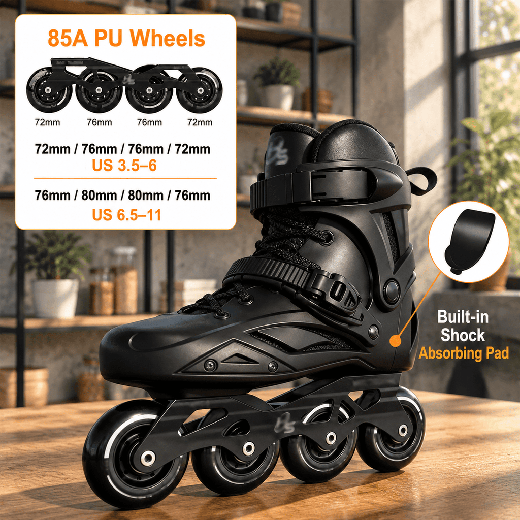 Unbranded Inline Skates Men3.5-4/Women4.5-5 Performance Roller Fitness