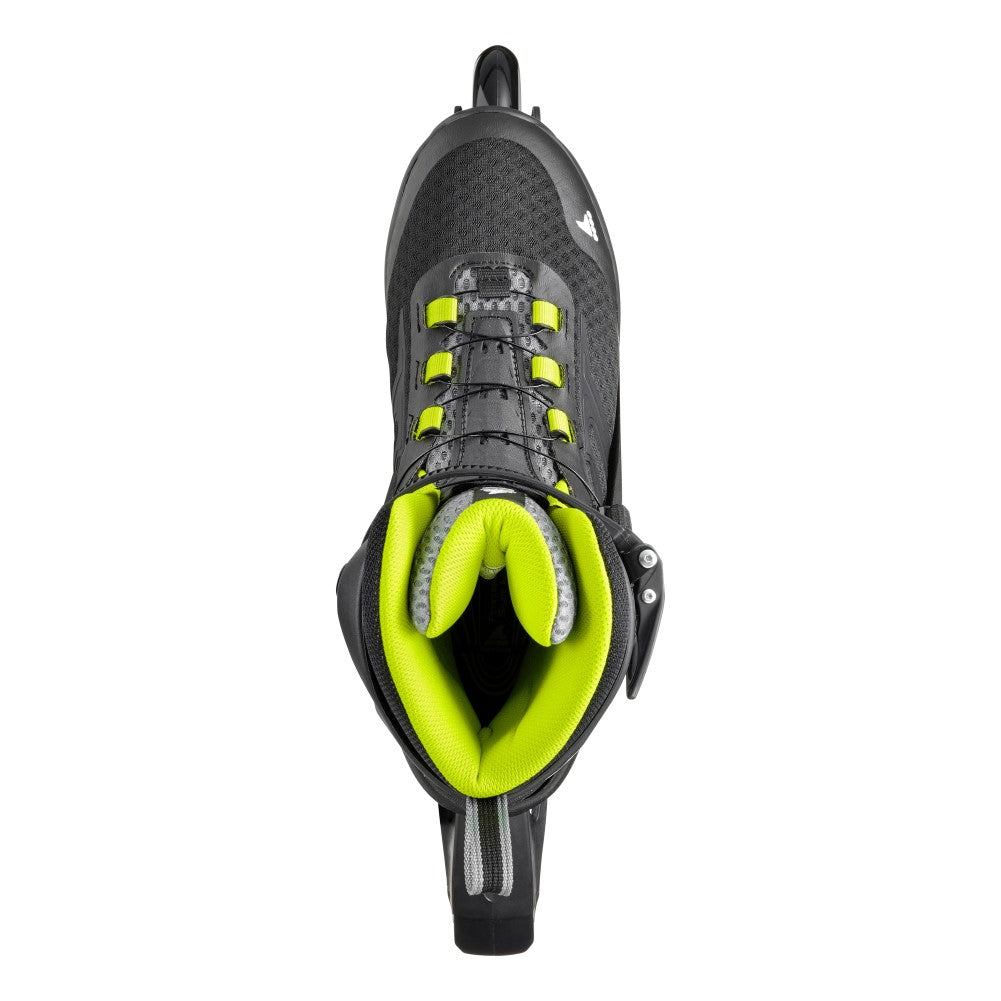 ROLLERBLADE Macroblade 84 Boa, Color: Black/Lime, Size: 12/12.5 (073706001A1-12/12.5)