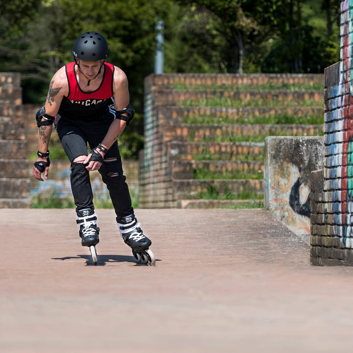 Houdini Pro 110mm Unisex Fitness Inline Skates, 3x110mm Wheels, Aluminum Frame, ABEC-9 Bearings, Shock-Absorbing Heel