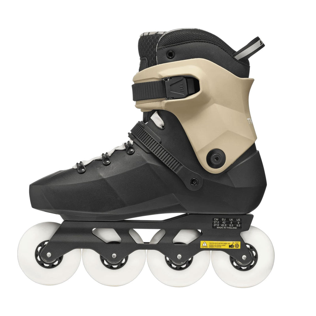 ROLLERBLADE Men's Twister XT Black/Sand/Red Inline Skates, Size: 13/13.5
