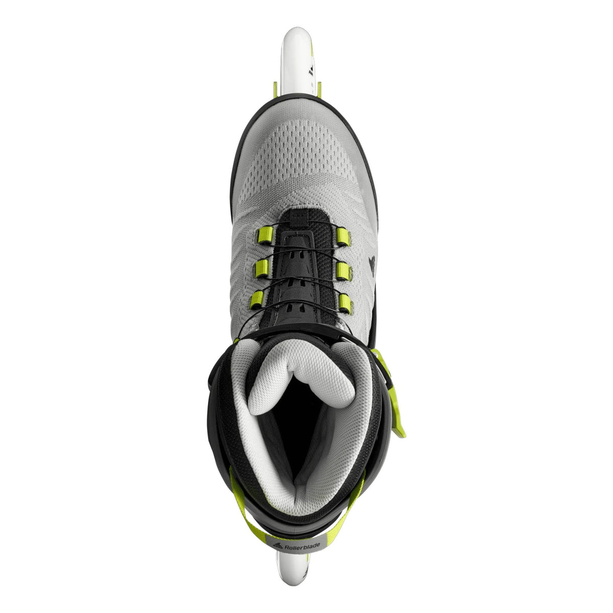 ROLLERBLADE Men's Macroblade 110 BOA Black/Gray/Lime Inline Skates, Size: 10/10.5