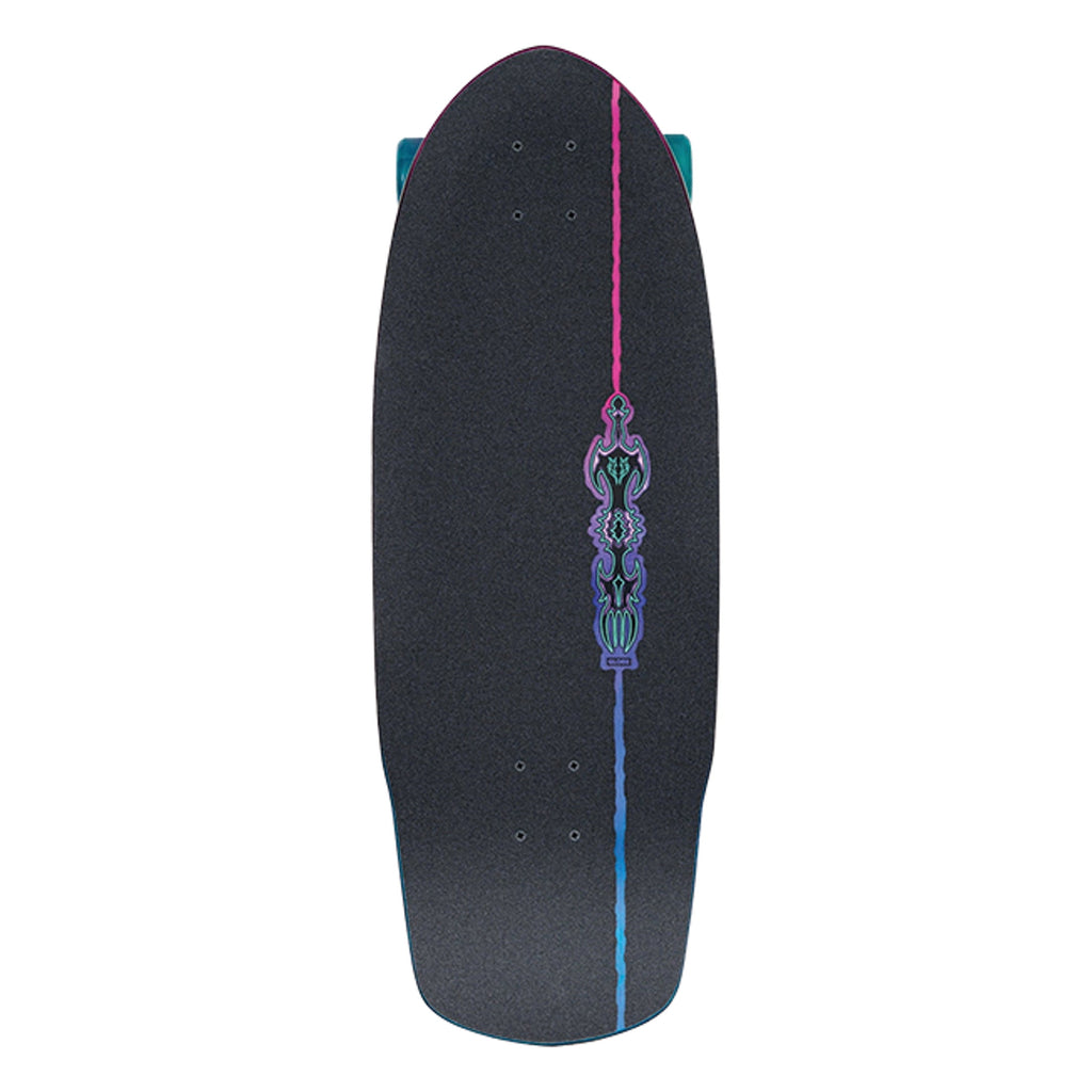 Globe Talon 30" Complete Skateboard 10.5X30 Black/Blue/Green