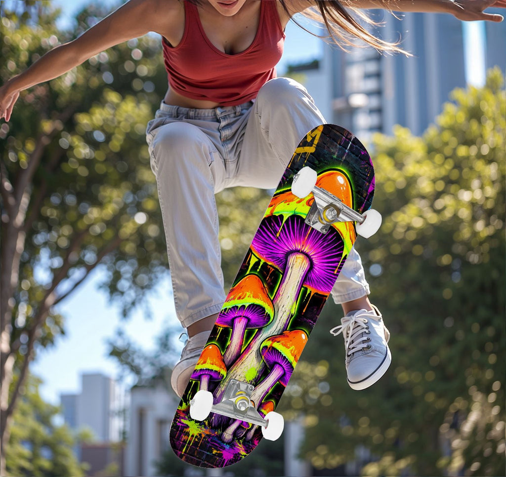 Complete Skateboard Golden Retriever Dog Portrait 31 Inch 7-Ply Maple Skateboard with PU Wheels and Aluminum Trucks, Ready-to-Ride Skateboard for Beginners, Teens and Adults